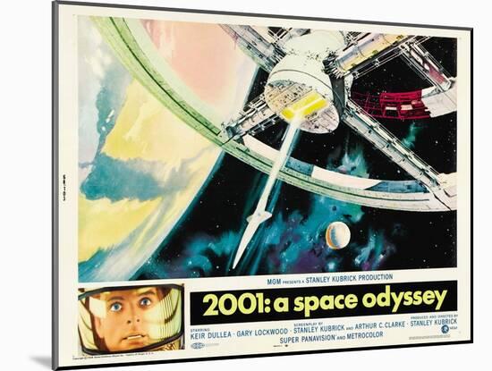 2001: A Space Odyssey, 1968-null-Mounted Art Print