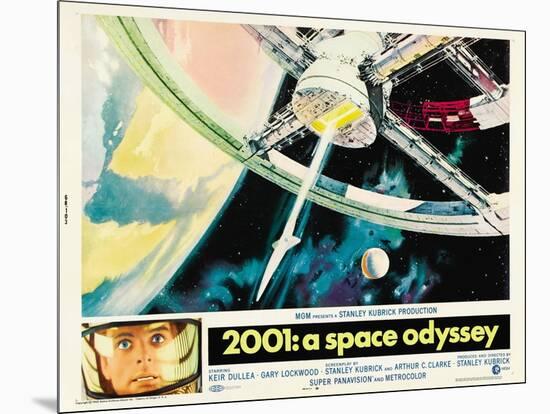 2001: A Space Odyssey, 1968-null-Mounted Art Print