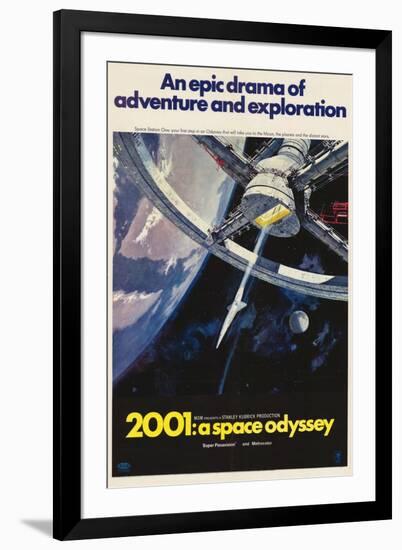 2001: A Space Odyssey, 1968-null-Framed Art Print