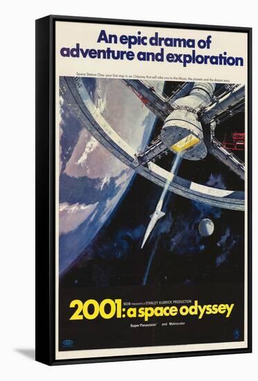 2001: A Space Odyssey, 1968-null-Framed Stretched Canvas