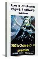 2001: A SPACE ODYSSEY, (aka 2001: ODISEJA U SVEMIRU), Serbian poster, 1968-null-Stretched Canvas
