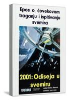 2001: A SPACE ODYSSEY, (aka 2001: ODISEJA U SVEMIRU), Serbian poster, 1968-null-Stretched Canvas