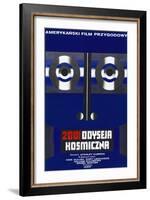 2001: A Space Odyssey, (aka 2001 Odyseja Kosmiczna), Polish poster, 1968-null-Framed Art Print