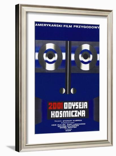 2001: A Space Odyssey, (aka 2001 Odyseja Kosmiczna), Polish poster, 1968-null-Framed Art Print