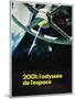 2001: A SPACE ODYSSEY (aka 2001: ODYSSEE DE LESPACE), French poster, 1968-null-Mounted Art Print