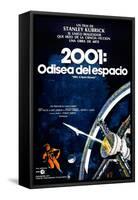2001: A Space Odyssey, (aka 2001: Una Odisea Del Espacio), Spanish Language Poster, 1968-null-Framed Stretched Canvas