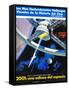 2001: a Space Odyssey, (AKA 2001: Una Odisea Del Espacio), Spanish Language Poster Art, 1968-null-Framed Stretched Canvas