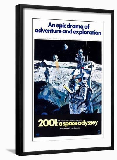 2001: A Space Odyssey (aka Two Thousand and One: a Space Odyssey)-null-Framed Art Print