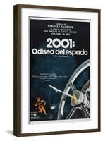 2001: A Space Odyssey, Argentine Movie Poster, 1968-null-Framed Art Print