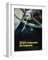 2001: A Space Odyssey, French Movie Poster, 1968-null-Framed Art Print