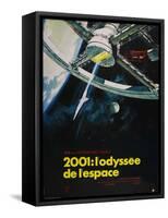 2001: A Space Odyssey, French Movie Poster, 1968-null-Framed Stretched Canvas