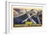 2001: A Space Odyssey, French Movie Poster, 1968-null-Framed Art Print