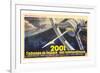 2001: A Space Odyssey, French Movie Poster, 1968-null-Framed Art Print