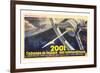 2001: A Space Odyssey, French Movie Poster, 1968-null-Framed Art Print