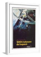 2001: A Space Odyssey, French Movie Poster, 1968-null-Framed Art Print