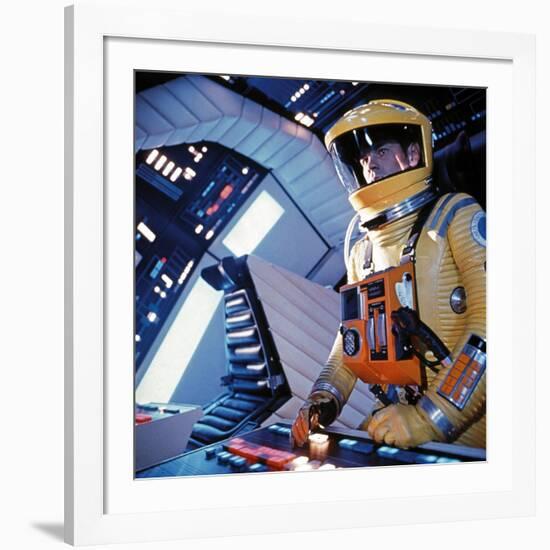 2001: A Space Odyssey, Gary Lockwood, 1968-null-Framed Premium Photographic Print