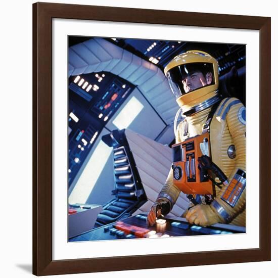 2001: A Space Odyssey, Gary Lockwood, 1968-null-Framed Premium Photographic Print