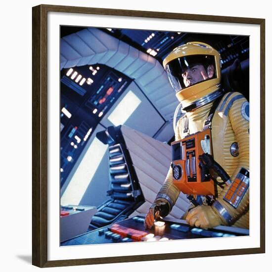 2001: A Space Odyssey, Gary Lockwood, 1968-null-Framed Premium Photographic Print