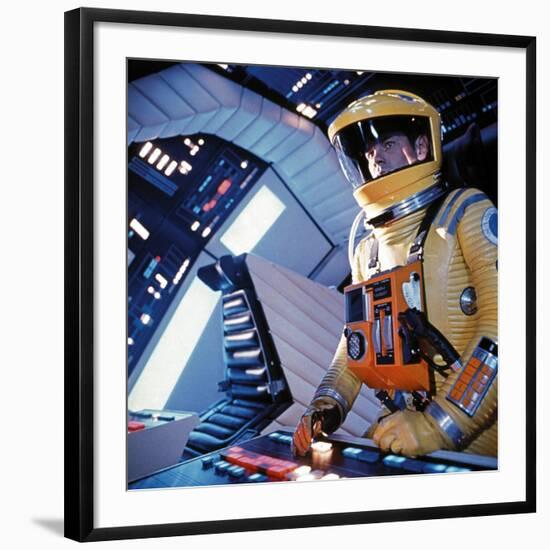 2001: A Space Odyssey, Gary Lockwood, 1968-null-Framed Premium Photographic Print