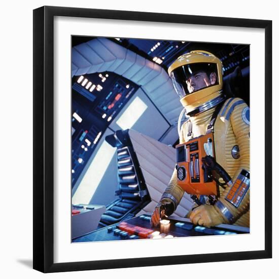 2001: A Space Odyssey, Gary Lockwood, 1968-null-Framed Photo