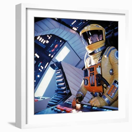 2001: A Space Odyssey, Gary Lockwood, 1968-null-Framed Photo