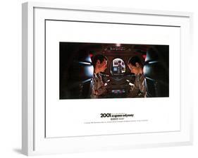 2001: a Space Odyssey, Gary Lockwood, Keir Dullea, 1968-null-Framed Art Print