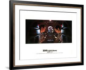 2001: a Space Odyssey, Gary Lockwood, Keir Dullea, 1968-null-Framed Art Print