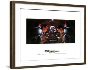 2001: a Space Odyssey, Gary Lockwood, Keir Dullea, 1968-null-Framed Art Print