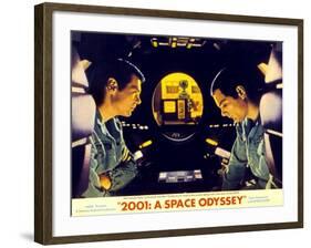 2001: a Space Odyssey, Gary Lockwood, Keir Dullea, 1968-null-Framed Art Print