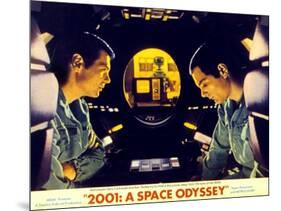 2001: a Space Odyssey, Gary Lockwood, Keir Dullea, 1968-null-Mounted Art Print