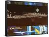 2001: A Space Odyssey, German Movie Poster, 1968-null-Framed Stretched Canvas