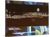 2001: A Space Odyssey, German Movie Poster, 1968-null-Stretched Canvas