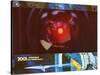 2001: A Space Odyssey, German Movie Poster, 1968-null-Stretched Canvas