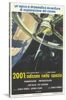 2001: A Space Odyssey, Italian Movie Poster, 1968-null-Stretched Canvas