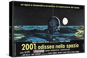 2001: A Space Odyssey, Italian Movie Poster, 1968-null-Stretched Canvas