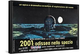 2001: A Space Odyssey, Italian Movie Poster, 1968-null-Framed Stretched Canvas