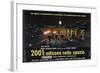 2001: A Space Odyssey, Italian Movie Poster, 1968-null-Framed Art Print