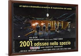 2001: A Space Odyssey, Italian Movie Poster, 1968-null-Framed Art Print