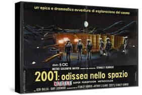 2001: A Space Odyssey, Italian Movie Poster, 1968-null-Stretched Canvas