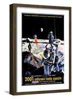 2001: A Space Odyssey, Italian Movie Poster, 1968-null-Framed Art Print