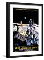 2001: A Space Odyssey, Italian Movie Poster, 1968-null-Framed Art Print