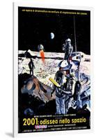 2001: A Space Odyssey, Italian Movie Poster, 1968-null-Framed Art Print