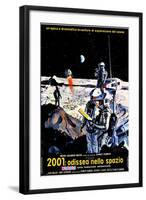 2001: A Space Odyssey, Italian Movie Poster, 1968-null-Framed Art Print