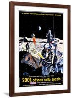 2001: A Space Odyssey, Italian Movie Poster, 1968-null-Framed Art Print