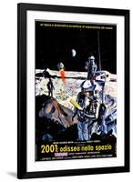 2001: A Space Odyssey, Italian Movie Poster, 1968-null-Framed Art Print