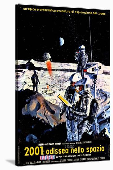 2001: A Space Odyssey, Italian Movie Poster, 1968-null-Stretched Canvas