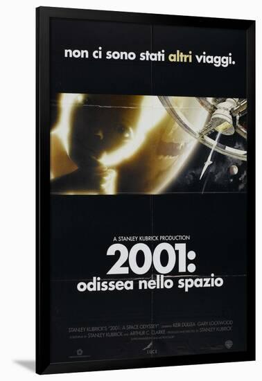 2001: A Space Odyssey, Italian Movie Poster, 1968-null-Framed Art Print