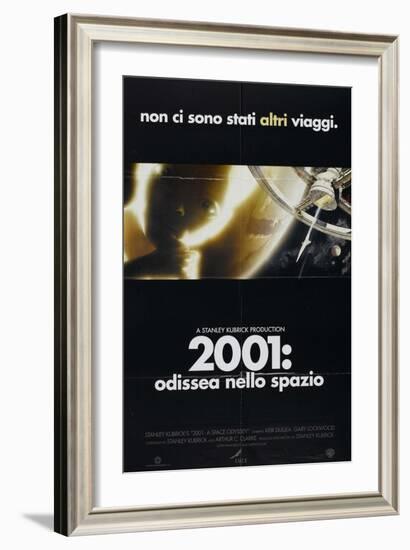 2001: A Space Odyssey, Italian Movie Poster, 1968-null-Framed Art Print