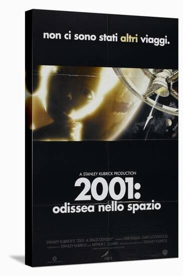 2001: A Space Odyssey, Italian Movie Poster, 1968-null-Stretched Canvas