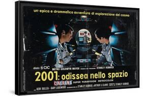 2001: A Space Odyssey, Italian Movie Poster, 1968-null-Framed Stretched Canvas